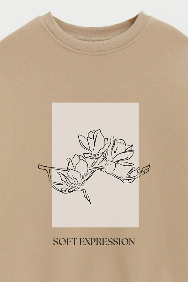 BUZO CREWNECK ESTAMPADO BT SOFT EXPRESSION