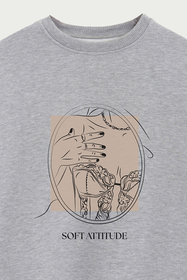 BUZO CREWNECK ESTAMPADO BT SOFT ATTITUDE