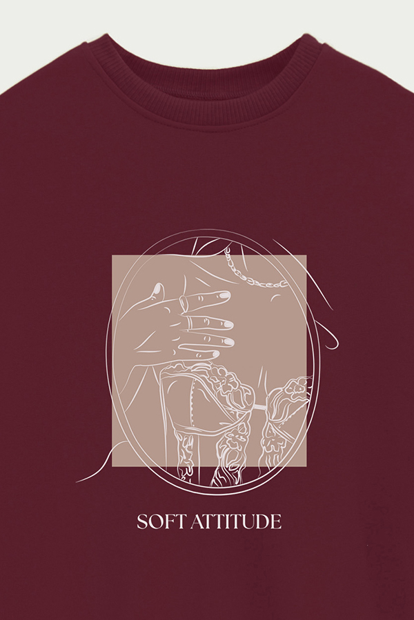 BUZO CREWNECK ESTAMPADO BT SOFT ATTITUDE