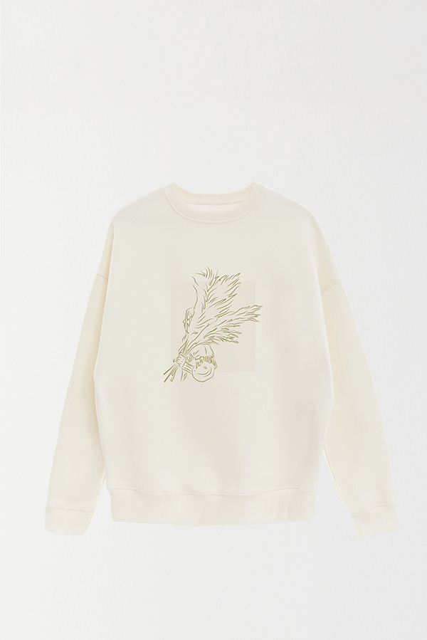 BUZO CREWNECK ESTAMPADO BT SILENT POETRY