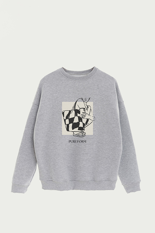 BUZO CREWNECK ESTAMPADO BT PURE FORM