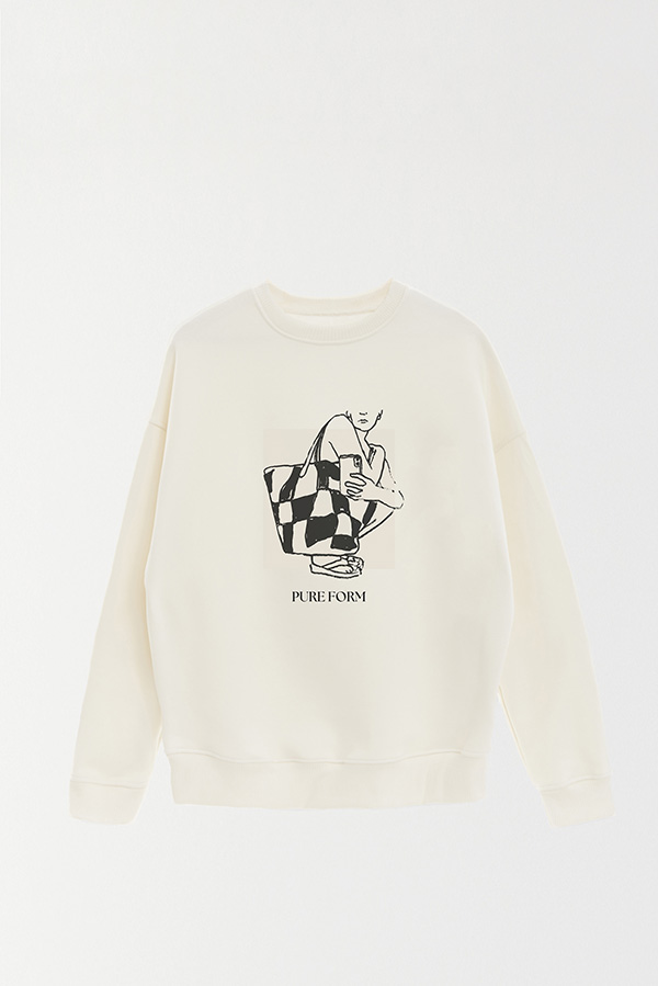 BUZO CREWNECK ESTAMPADO BT PURE FORM