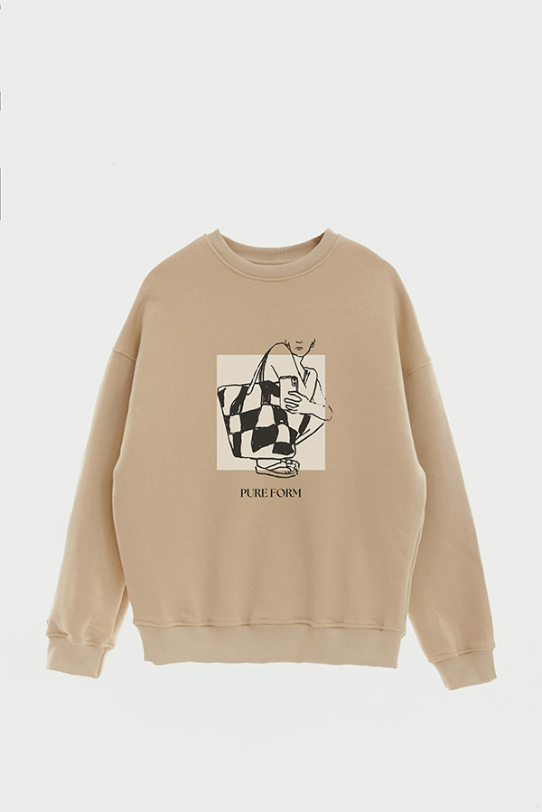 BUZO CREWNECK ESTAMPADO BT PURE FORM