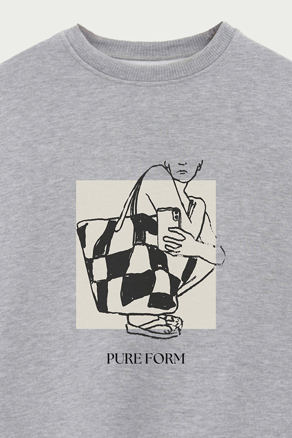 BUZO CREWNECK ESTAMPADO BT PURE FORM
