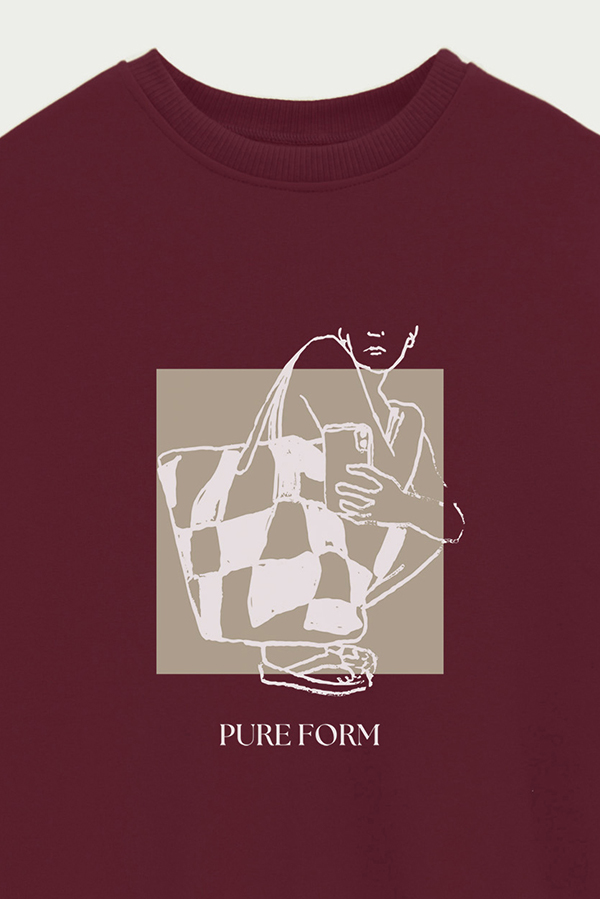 BUZO CREWNECK ESTAMPADO BT PURE FORM