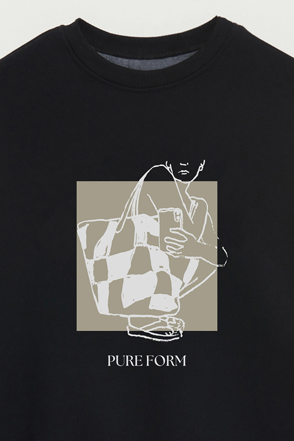 BUZO CREWNECK ESTAMPADO BT PURE FORM