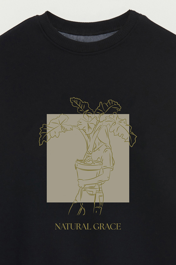 BUZO CREWNECK ESTAMPADO BT NATURAL GRACE