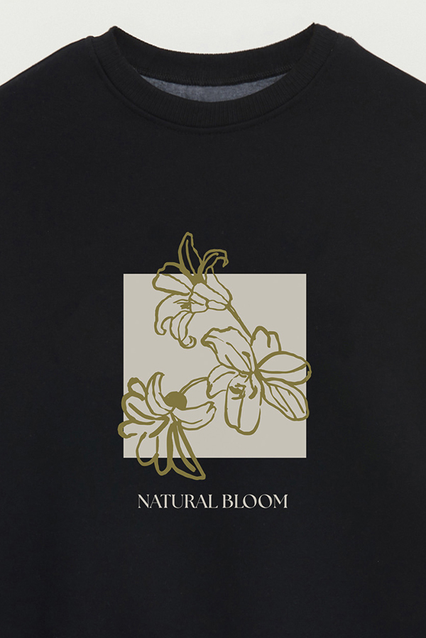 BUZO CREWNECK ESTAMPADO BT NATURAL BLOOM