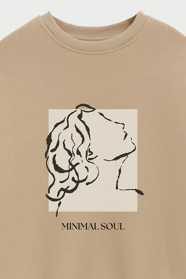 BUZO CREWNECK ESTAMPADO BT MINIMAL SOUL