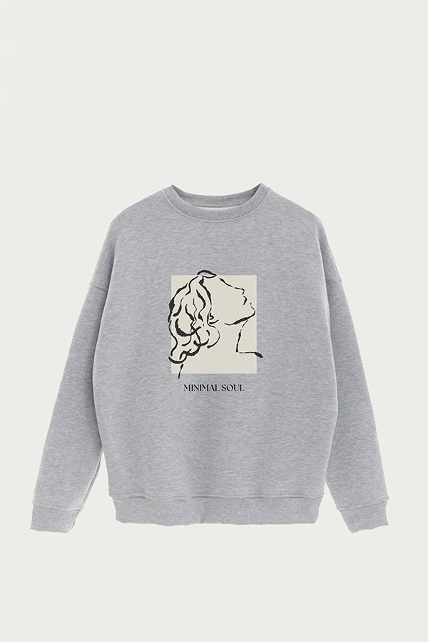 BUZO CREWNECK ESTAMPADO BT MINIMAL SOUL