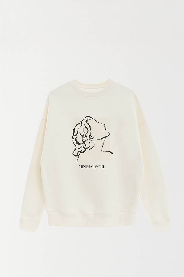 BUZO CREWNECK ESTAMPADO BT MINIMAL SOUL