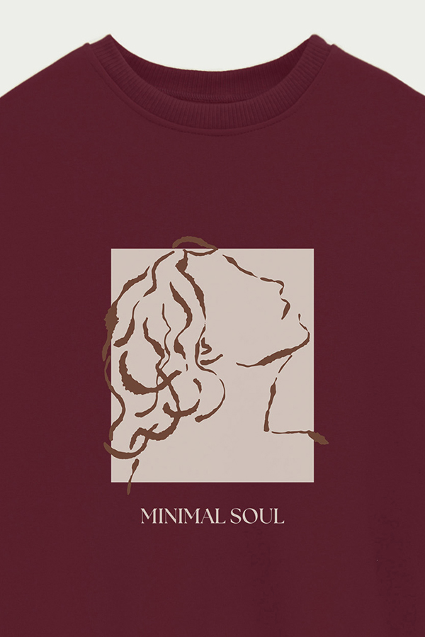 BUZO CREWNECK ESTAMPADO BT MINIMAL SOUL