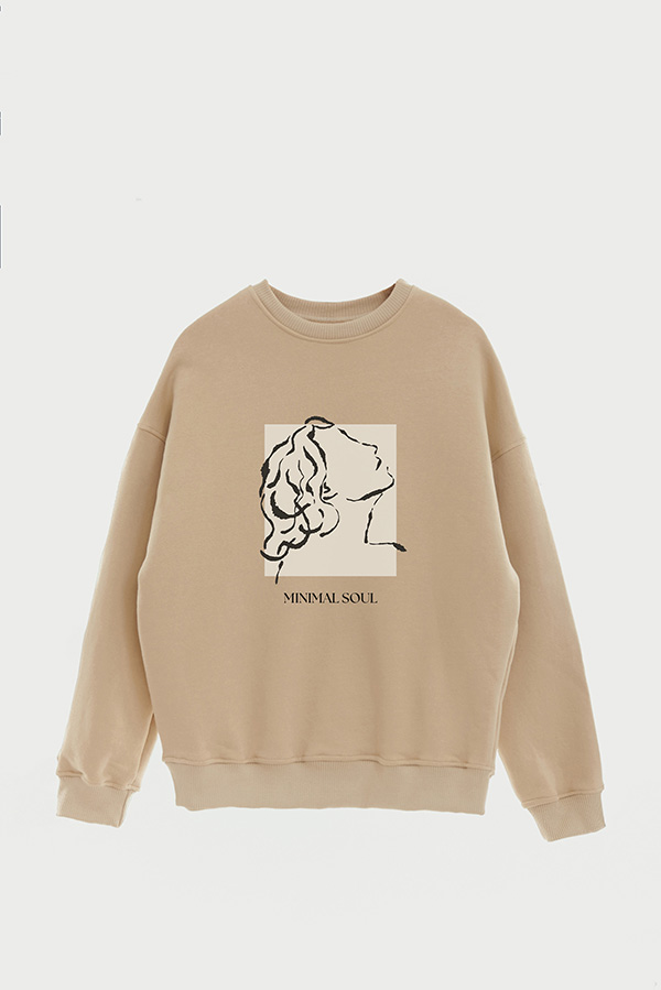 BUZO CREWNECK ESTAMPADO BT MINIMAL SOUL