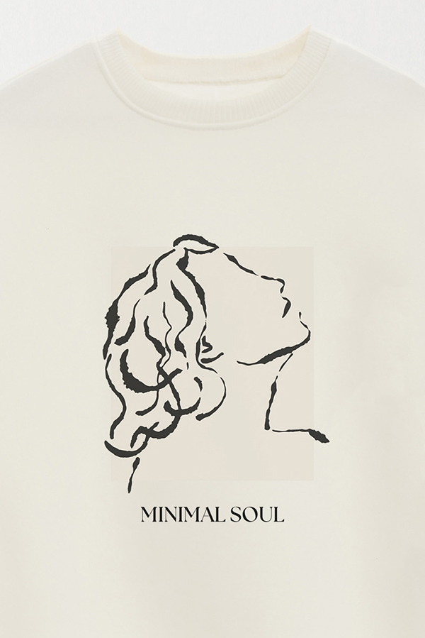 BUZO CREWNECK ESTAMPADO BT MINIMAL SOUL