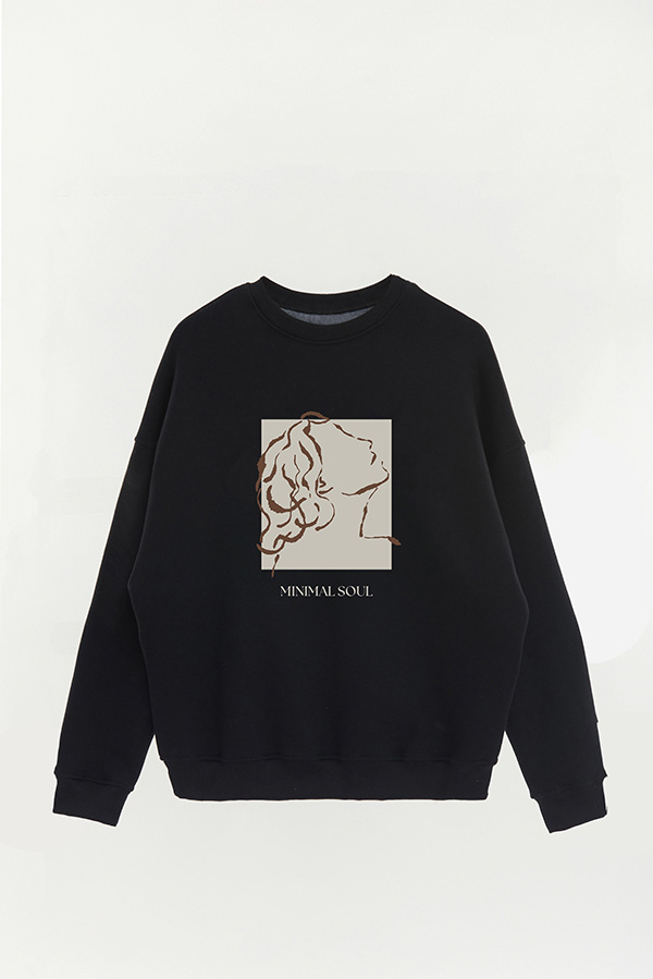 BUZO CREWNECK ESTAMPADO BT MINIMAL SOUL