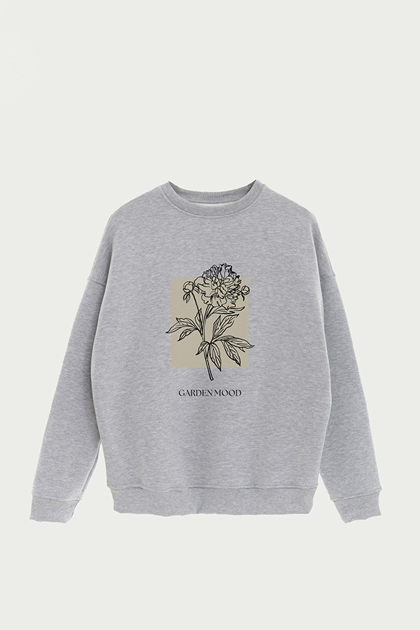 BUZO CREWNECK ESTAMPADO BT GARDEN MOOD