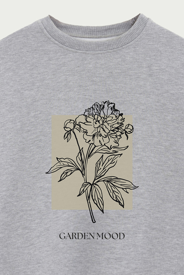 BUZO CREWNECK ESTAMPADO BT GARDEN MOOD
