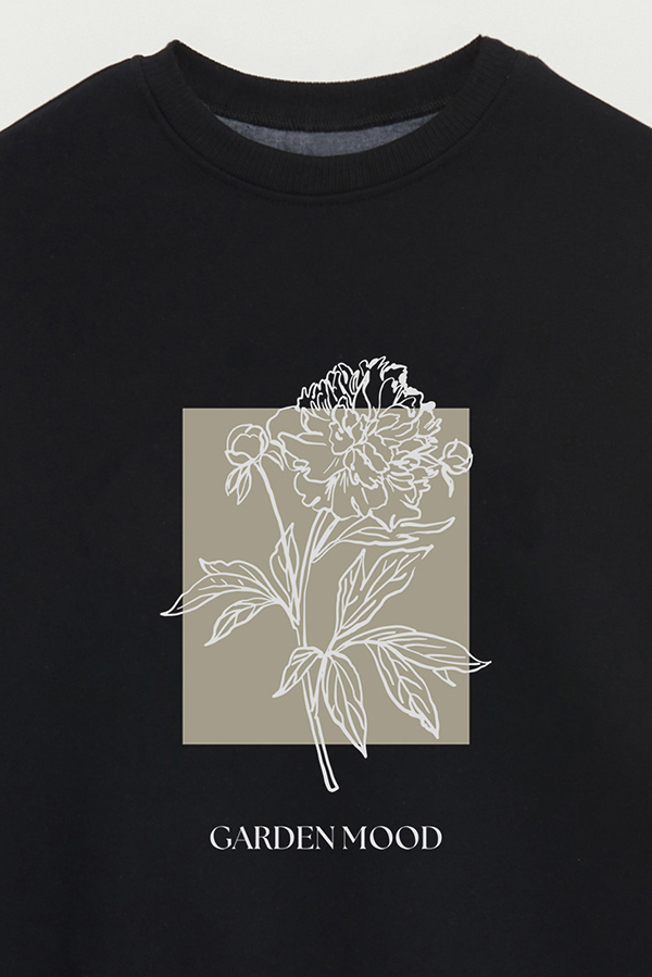 BUZO CREWNECK ESTAMPADO BT GARDEN MOOD
