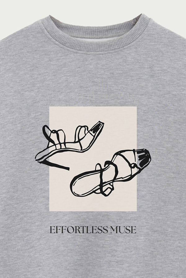 BUZO CREWNECK ESTAMPADO BT EFFORTLESS MOOD