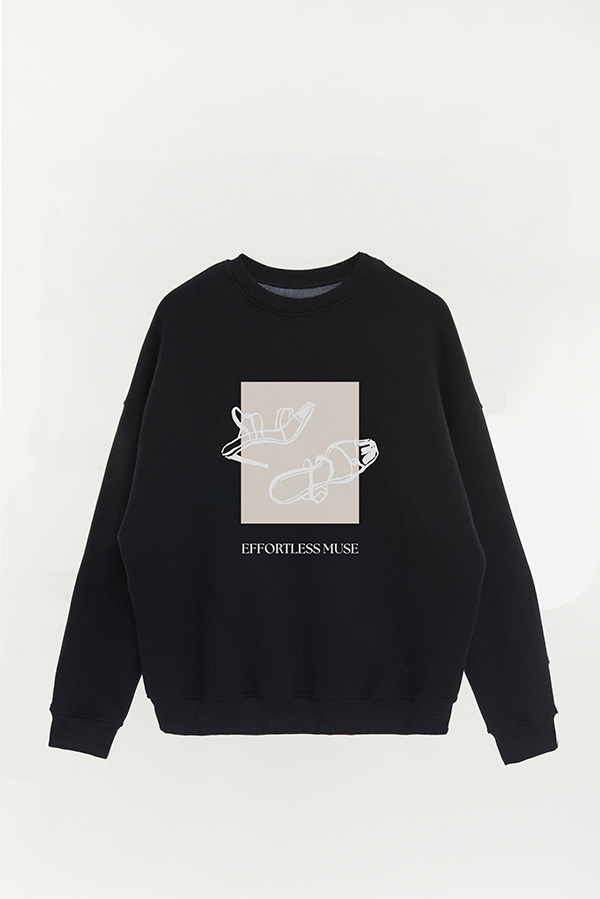 BUZO CREWNECK ESTAMPADO BT EFFORTLESS MOOD
