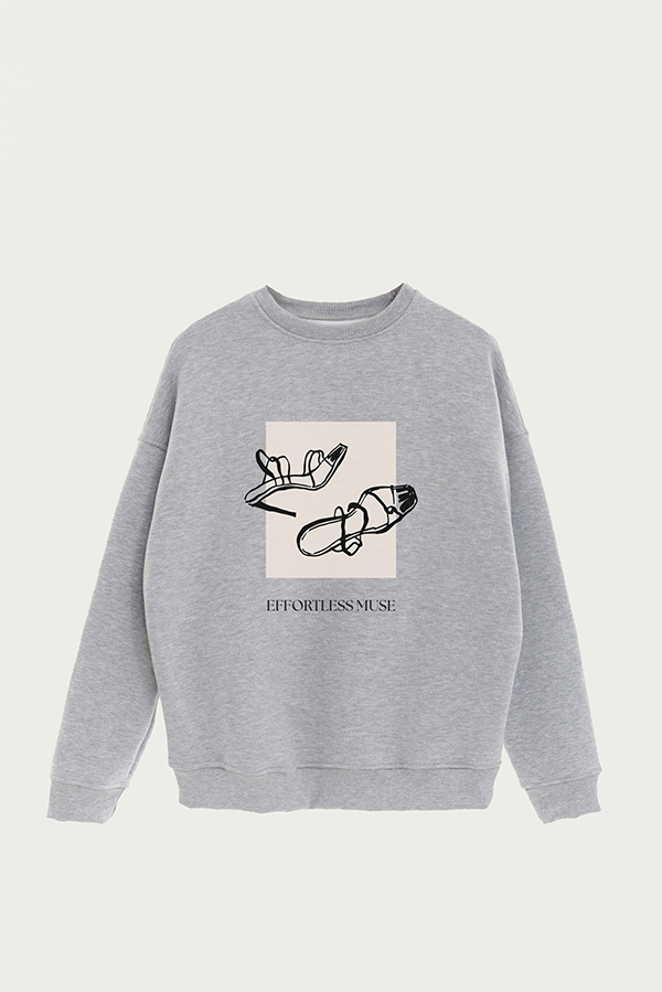 BUZO CREWNECK ESTAMPADO BT EFFORTLESS MOOD