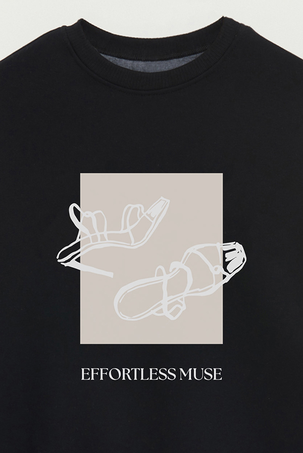 BUZO CREWNECK ESTAMPADO BT EFFORTLESS MOOD