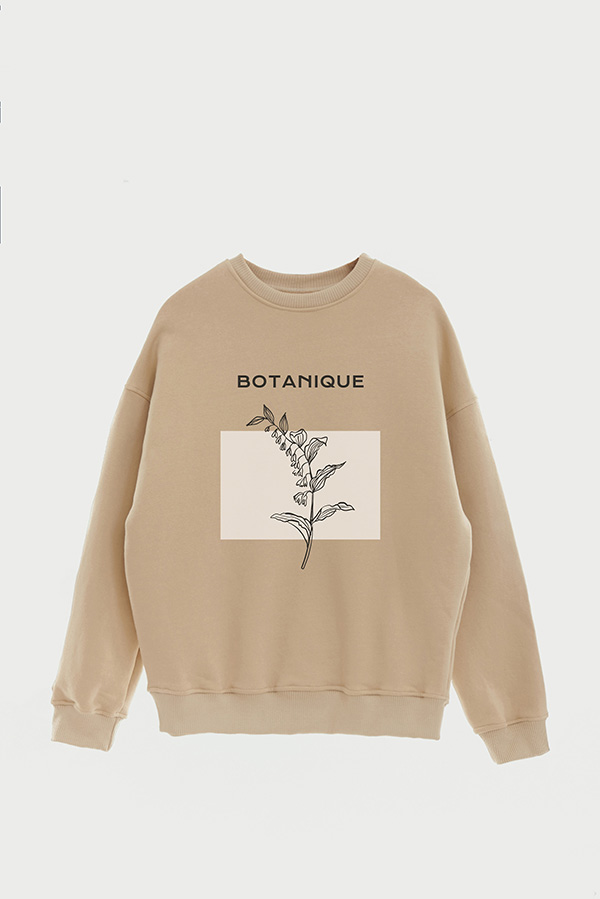 BUZO CREWNECK ESTAMPADO BT BOTANIQUE