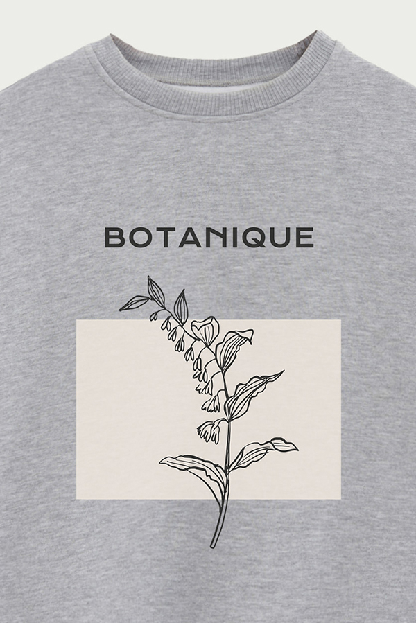 BUZO CREWNECK ESTAMPADO BT BOTANIQUE