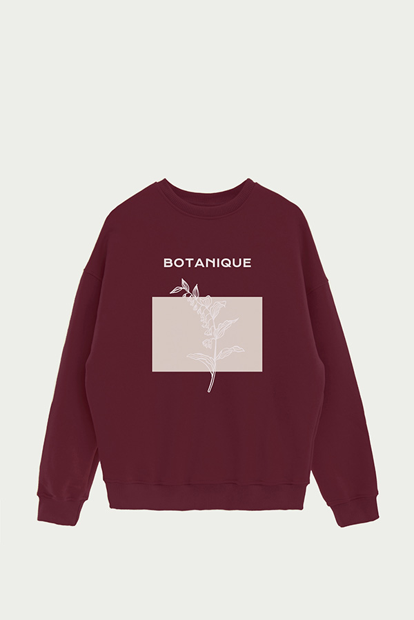 BUZO CREWNECK ESTAMPADO BT BOTANIQUE