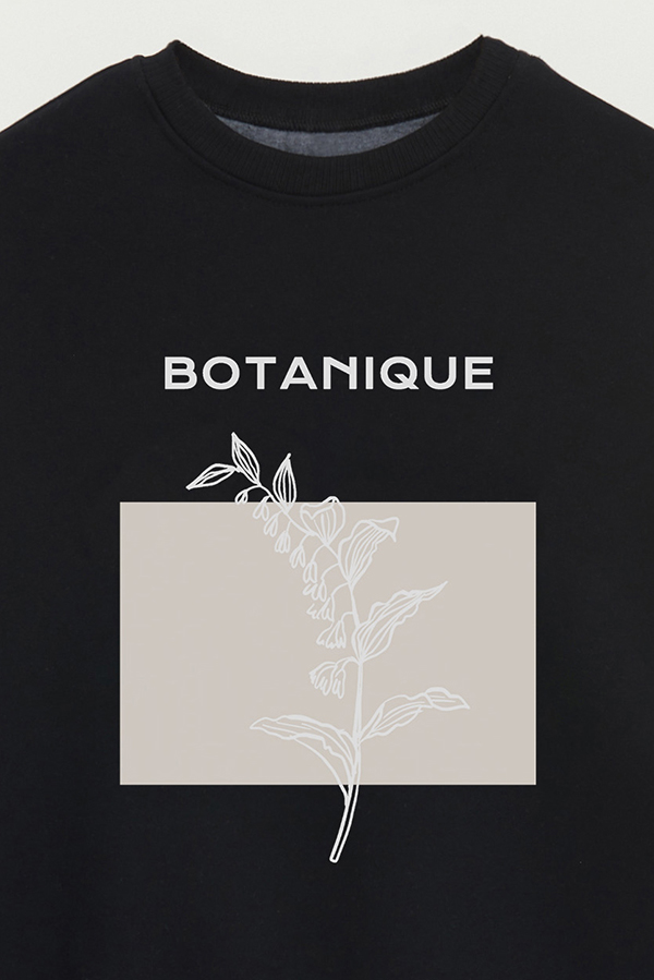 BUZO CREWNECK ESTAMPADO BT BOTANIQUE