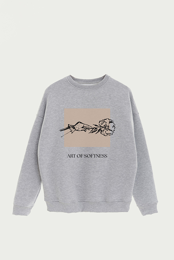 BUZO CREWNECK ESTAMPADO BT ART OF SOFTNESS