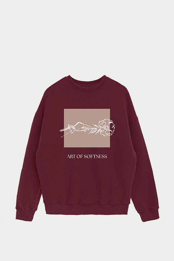 BUZO CREWNECK ESTAMPADO BT ART OF SOFTNESS