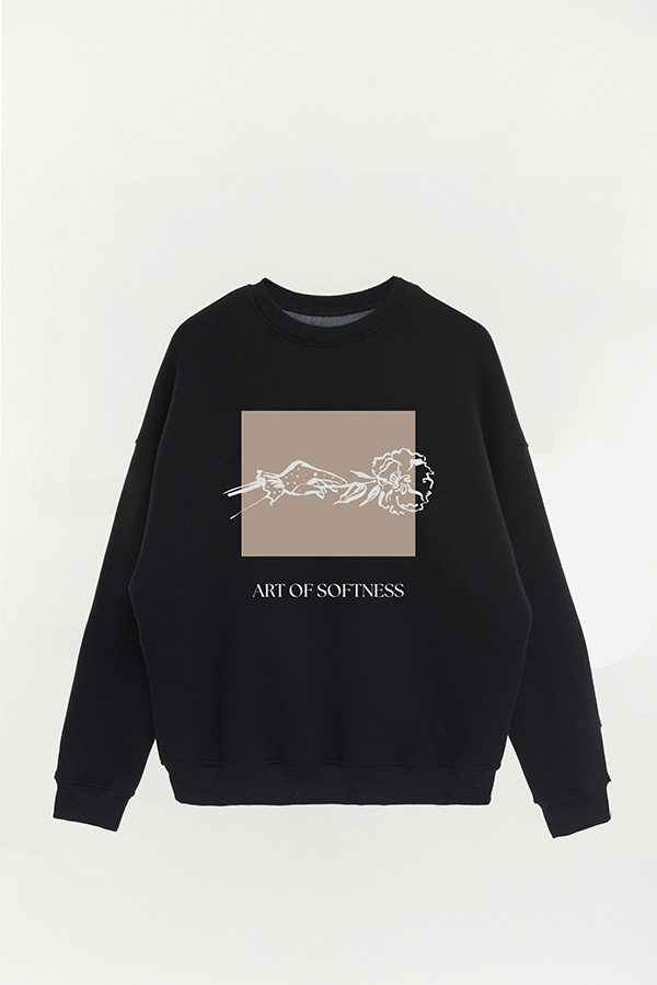 BUZO CREWNECK ESTAMPADO BT ART OF SOFTNESS