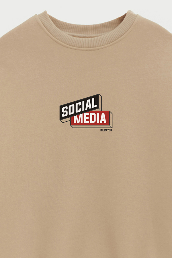 BUZO CREWNECK ESTAMPADO STREET MOOD SOCIAL MEDIA
