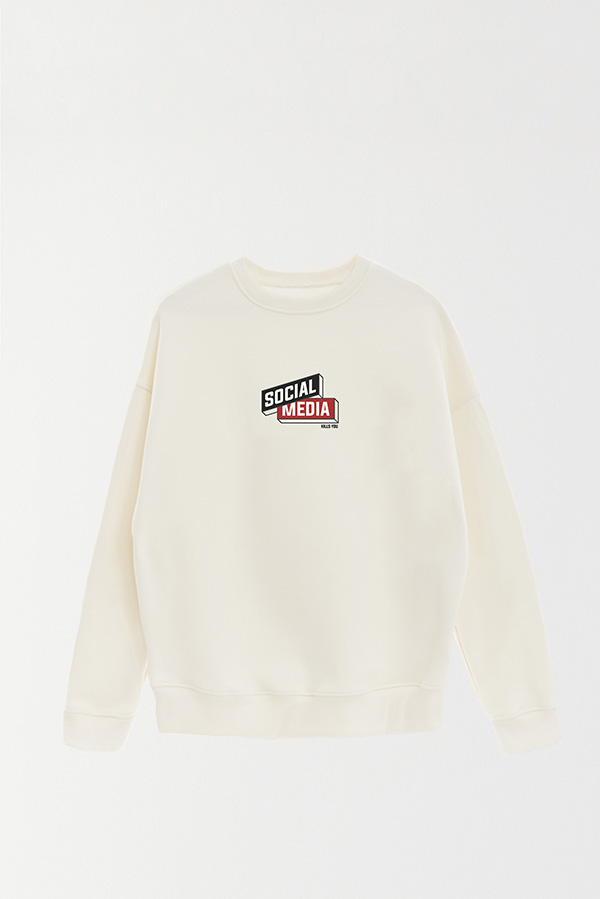 BUZO CREWNECK ESTAMPADO STREET MOOD SOCIAL MEDIA