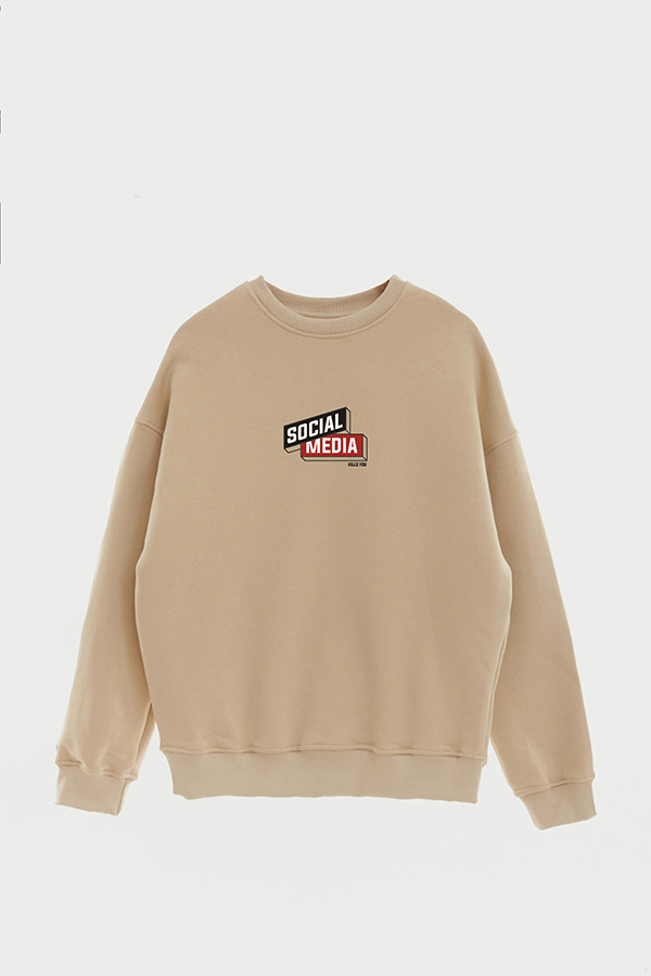 BUZO CREWNECK ESTAMPADO STREET MOOD SOCIAL MEDIA