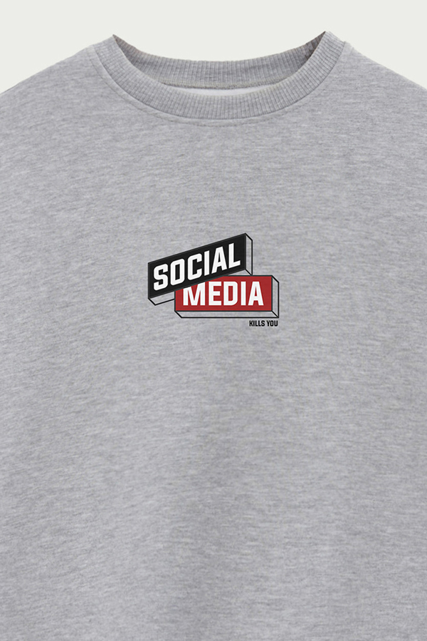 BUZO CREWNECK ESTAMPADO STREET MOOD SOCIAL MEDIA
