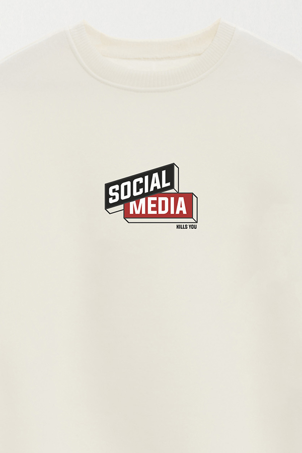 BUZO CREWNECK ESTAMPADO STREET MOOD SOCIAL MEDIA