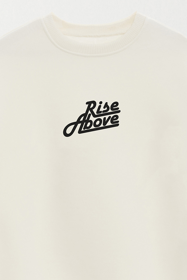 BUZO CREWNECK ESTAMPADO STREET MOOD RISE ABOVE