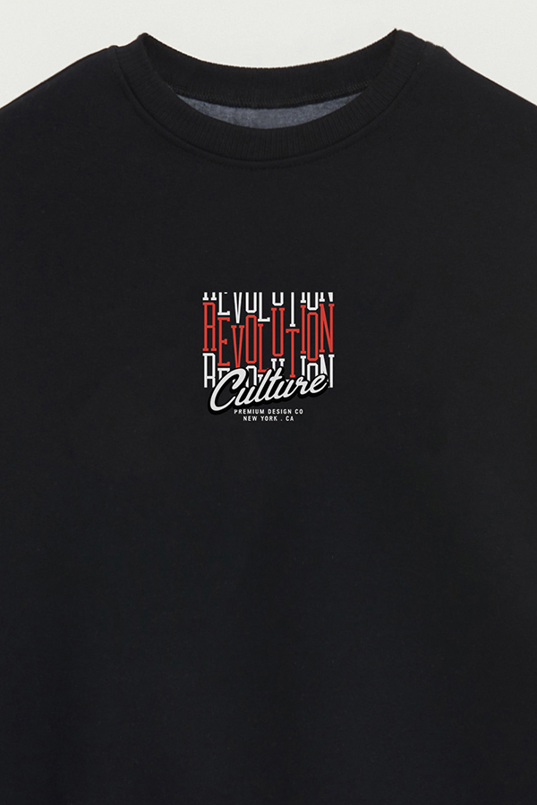 BUZO CREWNECK ESTAMPADO STREET MOOD REVOLUTION CULTURE