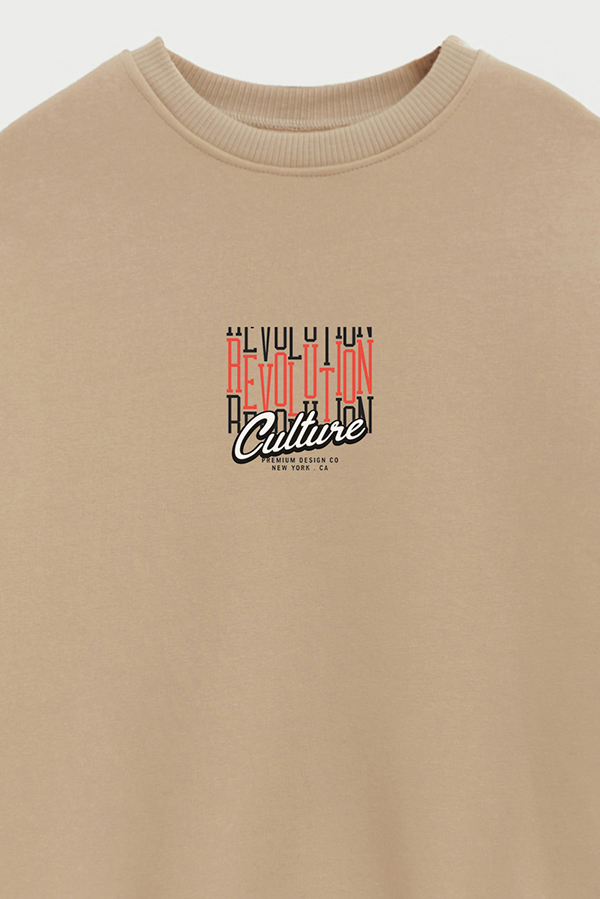 BUZO CREWNECK ESTAMPADO STREET MOOD REVOLUTION CULTURE