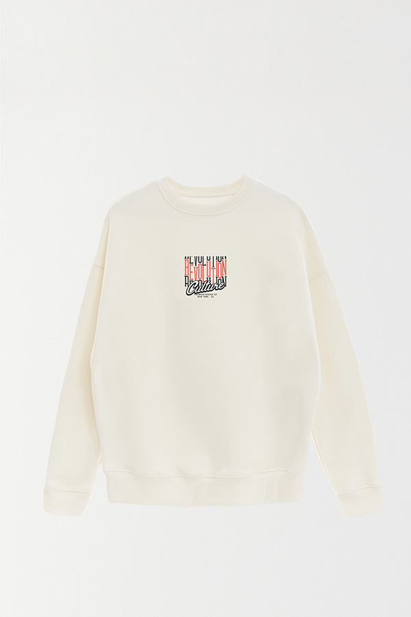 BUZO CREWNECK ESTAMPADO STREET MOOD REVOLUTION CULTURE