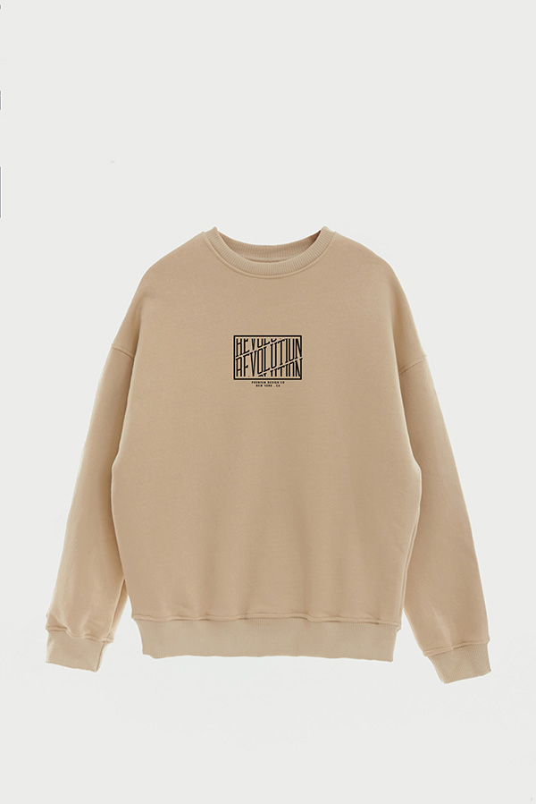 BUZO CREWNECK ESTAMPADO STREET MOOD REVOLUTION