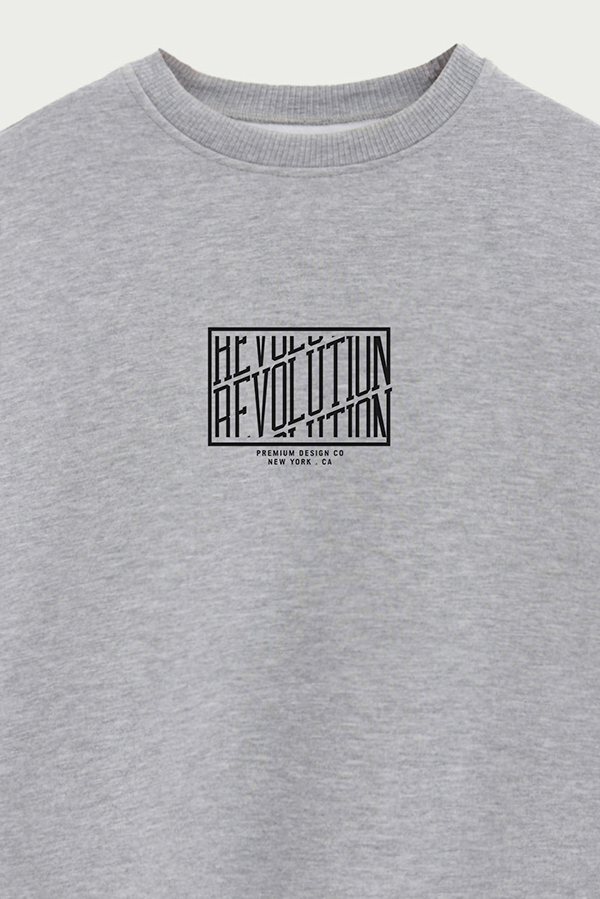 BUZO CREWNECK ESTAMPADO STREET MOOD REVOLUTION
