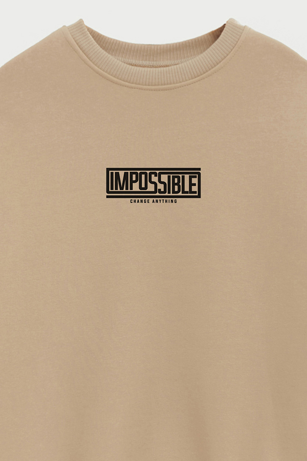 BUZO CREWNECK ESTAMPADO STREET MOOD IMPOSSIBLE