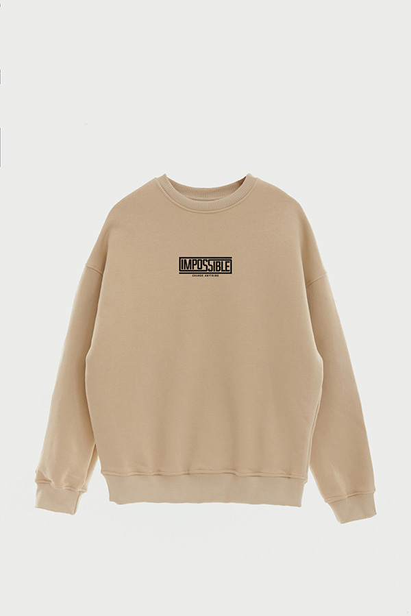 BUZO CREWNECK ESTAMPADO STREET MOOD IMPOSSIBLE
