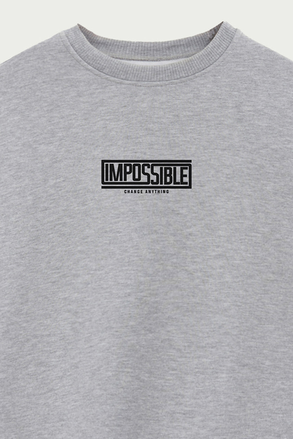 BUZO CREWNECK ESTAMPADO STREET MOOD IMPOSSIBLE
