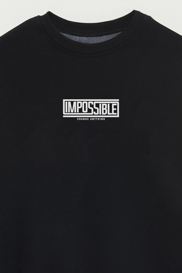 BUZO CREWNECK ESTAMPADO STREET MOOD IMPOSSIBLE