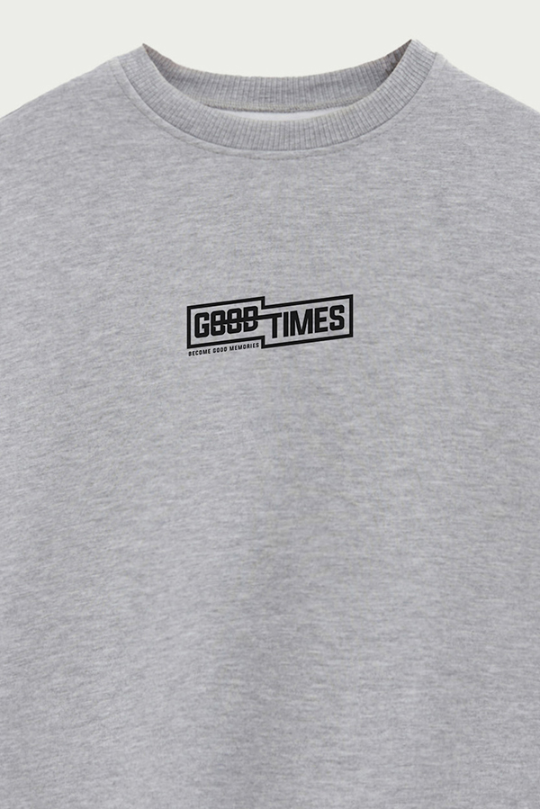 BUZO CREWNECK ESTAMPADO STREET MOOD GOOD TIMES
