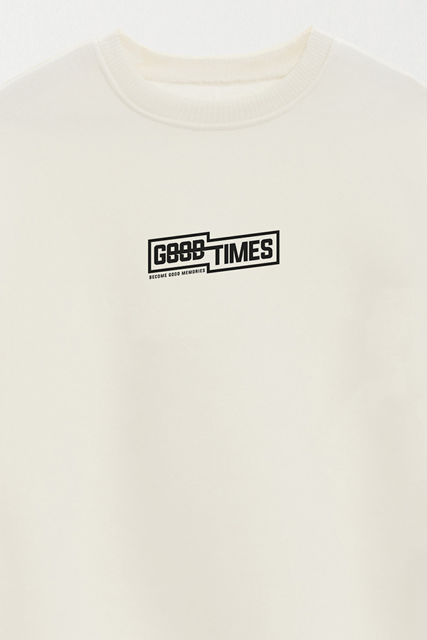 BUZO CREWNECK ESTAMPADO STREET MOOD GOOD TIMES